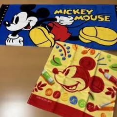 ミッキーマウス タオル 2枚セット