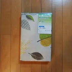 葉模様 敷き布団用カバー ベージュ 105x205cm 未使用