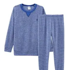 新品 プチバトー 12ans 152cm パイル ミラレ 長袖 パジャマ