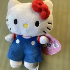 新品】ハローキティ ぬいぐるみ オーバーオール