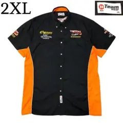 Team wear 半袖レーシングシャツ TRITON TOYOTA 古着2XL