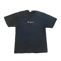 Apple sapporo 非売品　tシャツ 開店記念　フェード　ブラック　M