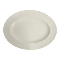 ノリタケ　コンテンポラリー　オーバルプレート　アイビーレリーフ　25ゥ107