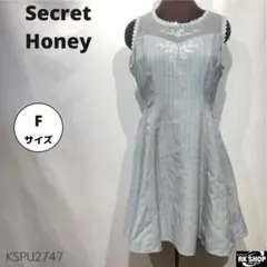 Secret Honey シークレットハニー 花柄刺繍 ノースリーブワンピースのサムネイル
