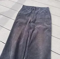 POLO RALPH LAUREN ブラック　コーデュロイ　パンツ　フェード