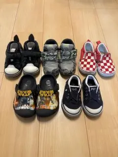 キッズ靴まとめ売り5足セット13cm前後ニューバランスVansクロックスPOLO