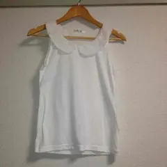 レース襟つきタンクトップ