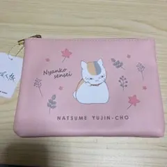 夏目友人帳ニャンコ先生フラットポーチ