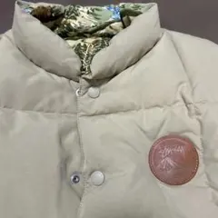 Stussy ベージュ ダウンベスト　S