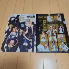ONE PIECE FILM GOLD クリアファイル 2枚セットのサムネイル