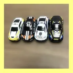 警察車両 ミニカー 4台セット　パトカーミニカー