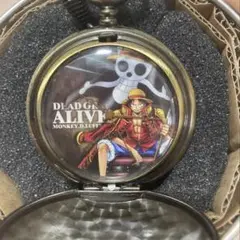 【未使用】ONE PIECE ワンピース　懐中時計　ルフィ
