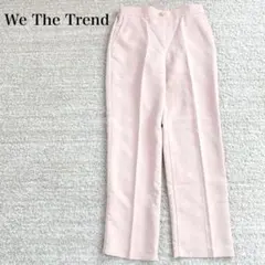 スラックスパンツ テーパード ウエストゴム ハイウエスト ストレート シンプル