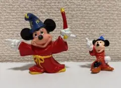 レトロ　ミッキーマウス魔法使い　ミニフィギュア