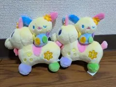 【新品タグ付き】RODY SANRIO ちいさなペアぬいぐるみ ウサハナ