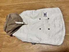 미사용 LIFELIKE ワークジャケットポンチョ アイボリー 犬服 4号