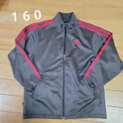 ジャージ 上着 羽織り 上 グレー １６０ アディダス