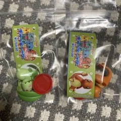 ポケモン チョコエッグ ヒトカゲ チコリータセット