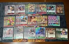 ワンピースカード 赤緑クリーク　構築済みデッキ フルパラ ワンピースカード 赤緑クリーク 構築済みデッキ フルパラ - メルカリ