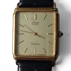 1986年製 稼働 SEIKO Dolce クォーツ スクエア コンビカラー - メルカリ