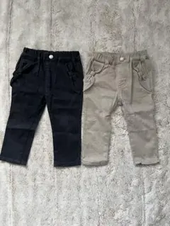 BeBeボトムス 2色セット⭐︎美品