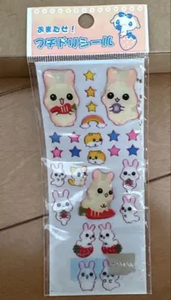 【希少】平成レトロシール　レモン株式会社　うさぎ　ハムスター　平成女児　当時物