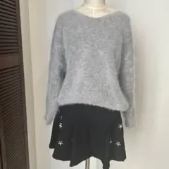 ビジュー付き　フレアーミニスカート　chesty