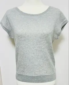 値下【美品】アーバンリサーチドアーズフレンチスリーブカットソーワッフルTシャツ秋