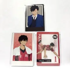 ハイキュー 黒尾鉄朗 トウキュー　チェキ　極楽湯 ポラショット　クリアカード