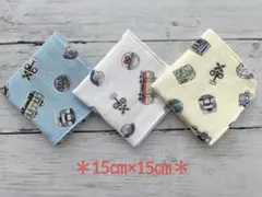 더블 거즈*손수건*핸드메이드 트레인 ② 3종 세트