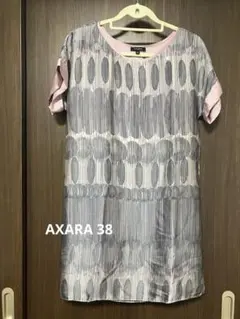 AXARA 半袖ひざ丈　ワンピース 38のサムネイル