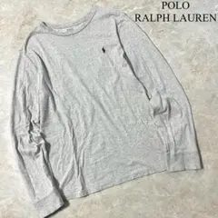 POLO RALPH LAUREN ロゴ刺繍 コットン 長袖 Tシャツ キッズ