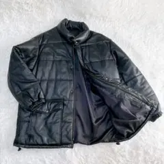 美品✨大きいサイズ　DURANTE 本革　レザージャケット　ラム　XL 黒