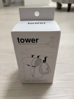 tower 山崎実業　ドライヤーハンガー　ホワイトのサムネイル