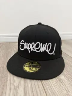 Supreme 59FIFTY ベースボールキャップ 黒 7 1/2 22SS