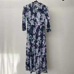 FRAY I.D フローラルシャツワンピース