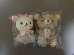 原宿店限定リラックマぬいぐるみあつめてぬいぐるみ　2点セット