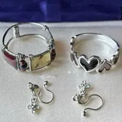 雑貨屋さんのアクセサリーセット リング　イヤリング