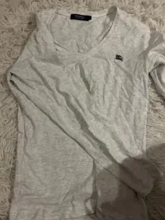 BURBERRY BLACK LABEL グレー 長袖Tシャツ