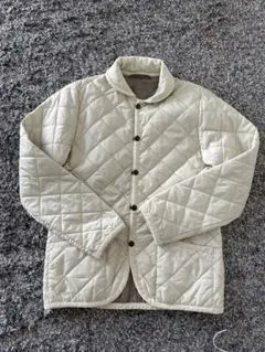 美品ユナイテッドアローズ／キルティングジャケット　アイボリー