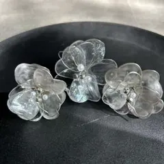 アメリカンフラワー 3個セット 髪飾り ブライダル 成人式 七五三