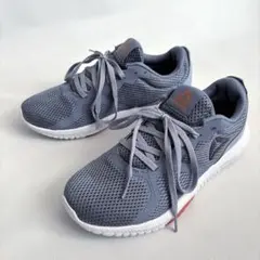 美品✨Reebok リーボック ランニングシューズ グレー メッシュ 23cm