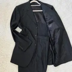 極美品✨ポールスミス　セットアップスーツXL 3Bアンコンブラック