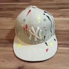 NEW ERA 9FIFTY ユース ヤンキース ペイント キャップ グレーのサムネイル
