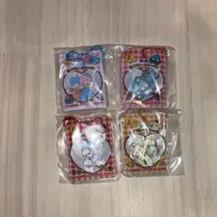 24h以内匿名発送　シャカシャカフレークシール風チャーム　4種セット