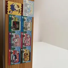 あつまれどうぶつの森 サンリオ amiiboカード全種 6枚　シール2枚