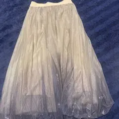 フレアロングスカート グラデーション