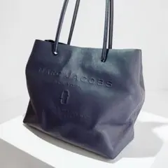 MARC JACOBS トートバッグ ネイビー サフィアーノ A4可 大容量のサムネイル