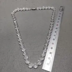 ネックレス クリスタル 40cm クリア 透明