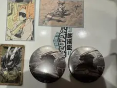 ヒロアカ原画展 クリアカード メモリアルコレクション 缶バッジ オールマイト